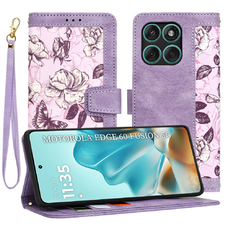  Techsuit - FlipCraft - Motorola Edge 60 Fusion - Titokzatos Lila tok