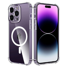 Techsuit - Ütésálló Átlátszó Szilikon MagSafe - iPhone 14 Pro Max - Átlátszó tok