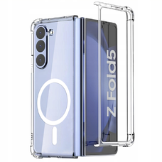  Techsuit - Ütésálló Átlátszó Szilikon MagSafe - Samsung Galaxy Z Fold5 - Átlátszó tok