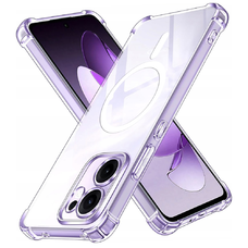  Techsuit - Ütésálló Átlátszó Szilikon MagSafe - Oppo Reno13 F 4G / Reno13 F 5G / Reno13 FS 5G - Átlátszó tok