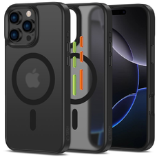 Tech-protect Magmat XT 3-set Magsafe iPhone 16 Pro Max Matt Fekete tok