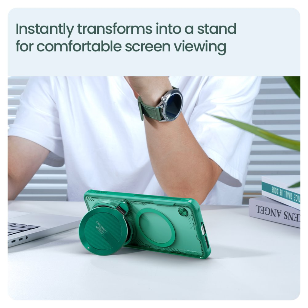 Nillkin Iceblade Prop mágneses tok Xiaomi 15 Ultra számára Sötét Éjszakai Fekete tok - 7