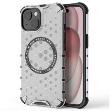  Techsuit - HoneyComb Shield MagSafe - iPhone 15 - Fehér tok