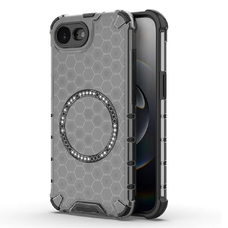  Techsuit - HoneyComb Pajzs MagSafe - iPhone 16 - Fekete tok