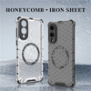 Techsuit - HoneyComb Shield MagSafe - Samsung Galaxy S25 Edge - Fekete tok - 4. kép