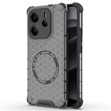  Techsuit - HoneyComb Pajzs MagSafe - Xiaomi Redmi Note 14 4G (163,25 x 76,55 x 8,16 mm) - Fekete tok