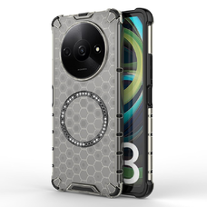Techsuit - HoneyComb Štít MagSafe - Xiaomi Redmi A3 / Redmi A3x - Čierne puzdro Techsuit - HoneyComb Štít MagSafe - Xiaomi Redmi A3 / Redmi A3x - Čierne puzdro
