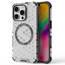  Techsuit - HoneyComb Pajzs MagSafe - iPhone 16 Pro - Fehér tok