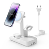  ESR - Prémium 5 az 1-ben Vezeték nélküli Töltőállomás HaloLock (6E004) - GaN-nel, iPhone MagSafe, AirPods, Apple Watch, 65W - Fehér - 0. kép