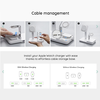  ESR - Prémium 5 az 1-ben Vezeték nélküli Töltőállomás HaloLock (6E004) - GaN-nel, iPhone MagSafe, AirPods, Apple Watch, 65W - Fehér - 1. kép