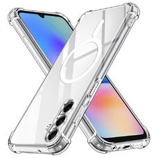 Techsuit - Nárazuvzdorný Priehľadný Silikón MagSafe - Samsung Galaxy A05s - Priehľadný obal