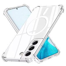  Techsuit - Ütésálló Átlátszó Szilikon MagSafe - Samsung Galaxy S22 5G - Átlátszó tok