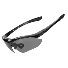 Rockbros 10143 fényre sötétedő UV400 biciklis szemüveg - fekete