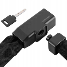 Rockbros 32430708001 kerékpárzár kulccsal 0.97 m - fekete Rockbros 32430708001 kerékpárzár kulccsal 0.97 m - fekete