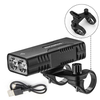 Rockbros 24310002001 kerékpárlámpa 850 lm teljesítménnyel, powerbank funkcióval + USB-C - USB-A kábel - fekete - 1. kép