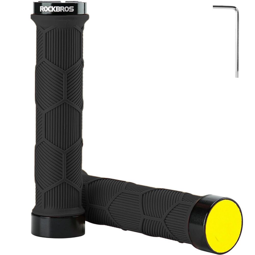 Rockbros 40720007001 biciklis markolatok reflektorral - fekete