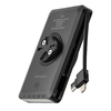 Rockbros JP008 első kerékpárlámpa külső kormány adapterrel és 5000mAh teljesítményű power bankkal 150lm IPX6 - fekete - 2. kép