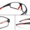Rockbros SP216BK fényre sötétedő UV400 biciklis szemüveg - fekete és piros - 3. kép