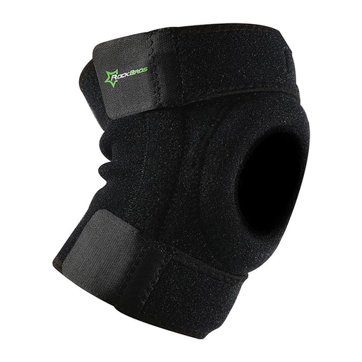 Rockbros LF1106L térd- és patellavédő sporttámogatás, méret: L - fekete