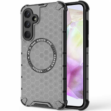 Techsuit - HoneyComb Shield MagSafe - Samsung Galaxy A35 5G - Fekete tok