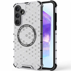  Techsuit - HoneyComb Shield MagSafe - Samsung Galaxy A55 5G - Fehér tok