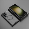  Techsuit - HoneyComb Shield MagSafe - Samsung Galaxy S25 Ultra - Fekete tok - 4. kép
