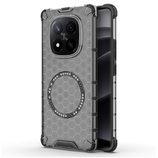  Techsuit - HoneyComb Pajzs MagSafe - Xiaomi Redmi Note 14 Pro+ 5G - Fekete tok