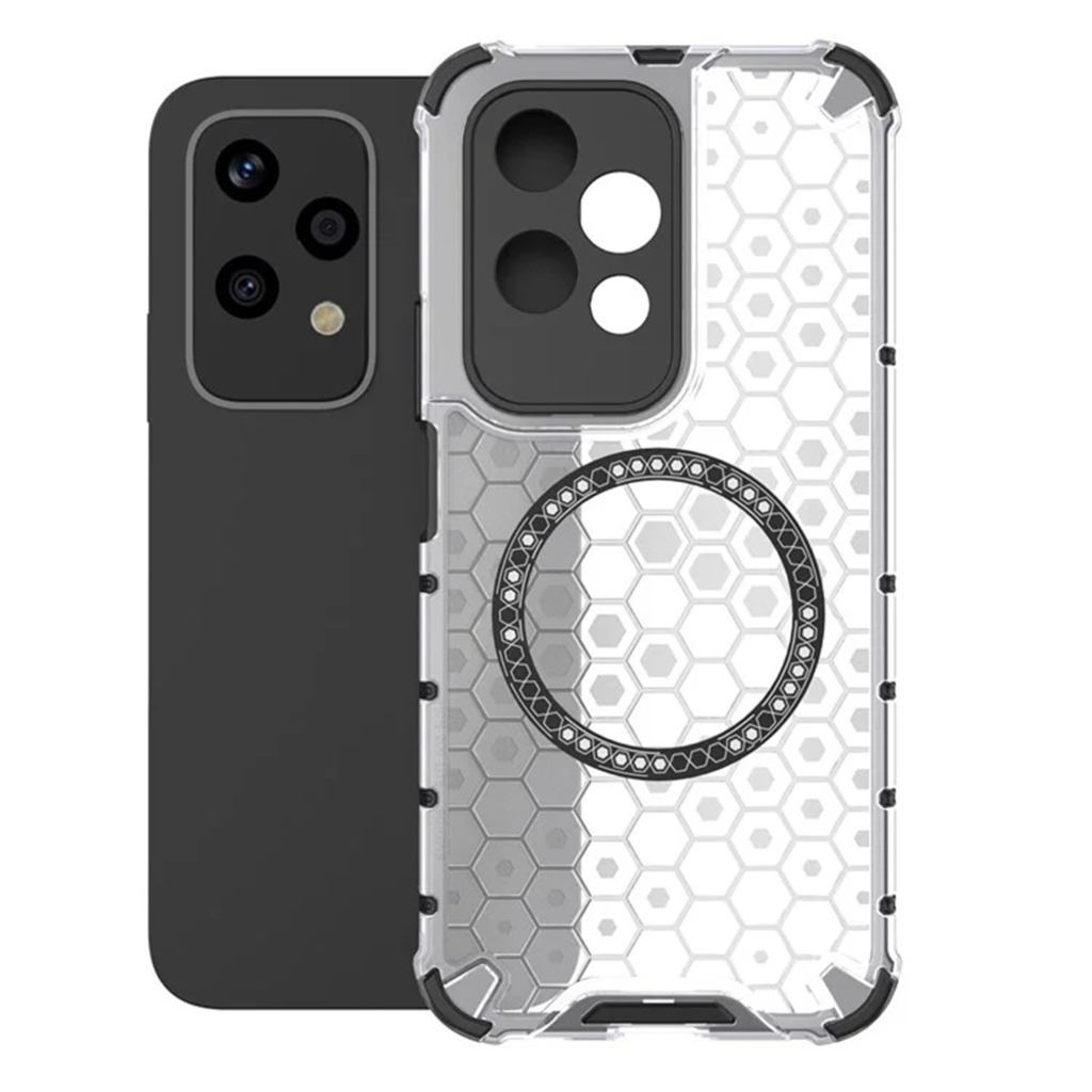  Techsuit - HoneyComb Pajzs MagSafe - Honor 200 Lite - Fehér tok - 3