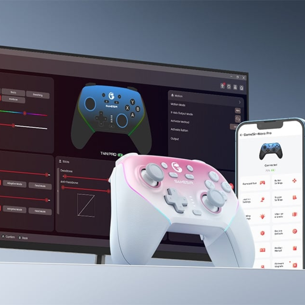 Wireless Gaming Controller GameSir SuperNova T4n Pro (rózsaszín) - 10