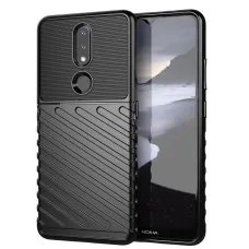 Flexibilné TPU puzdro Thunder poskytujúce zvýšenú ochranu pre Nokia 2.4 čierne Flexibilné TPU puzdro Thunder poskytujúce zvýšenú ochranu pre Nokia 2.4 čierne