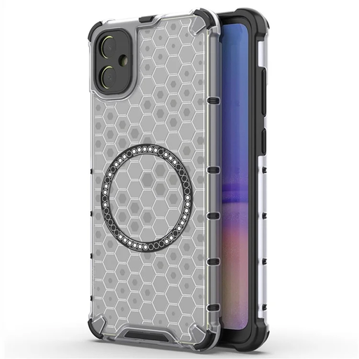 Techsuit - HoneyComb Shield MagSafe - Samsung Galaxy A05 - Fehér tok Techsuit - HoneyComb Shield MagSafe - Samsung Galaxy A05 - Fehér tok