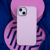 Satin tok iPhone 16e rózsaszín tok - 3. kép