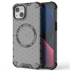  Techsuit - HoneyComb Shield MagSafe - iPhone 14 - Fekete tok