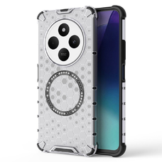 Techsuit - HoneyComb Shield MagSafe - Xiaomi Redmi 14C / Poco C75 - Biely obal