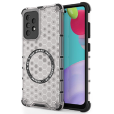 Techsuit - HoneyComb Shield MagSafe - Samsung Galaxy A52 4G / A52 5G / A52s 5G - Fehér tok  Techsuit - HoneyComb Shield MagSafe - Samsung Galaxy A52 4G / A52 5G / A52s 5G - Fehér tok