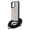Guess PU 4G Metal Logo Crossbody Pántos Tok iPhone 16 Pink tok - 2. kép