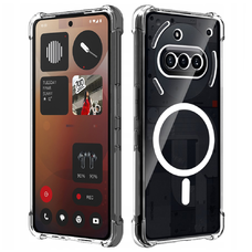  Techsuit - Ütésálló Átlátszó Szilikon MagSafe - Nothing Phone (3a) - Átlátszó tok