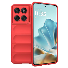 Techsuit - Magický štít - Motorola Edge 60 Fusion - Červené puzdro