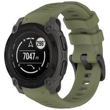  Techsuit - 22 mm-es óraszíj (W076) - Garmin Instinct E 40 mm - Zöld