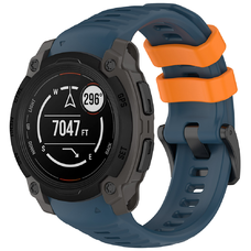  Techsuit - Óraszíj 22mm (W076) - Garmin Instinct E 40mm - Kék
