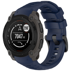  Techsuit - 22mm-es óraszíj (W076) - Garmin Instinct E 40mm - Sötétkék