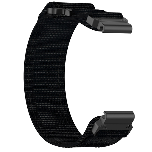  Techsuit - QuickFit 26mm óraszíj (W057) - Garmin Fenix 3/3 HR/5X/5X Plus/6X/6X Pro/7X/7X Pro Solar - Fekete