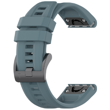 Techsuit - Gyors csatolású óraszíj 26 mm-es (W060) - Garmin Fenix 3/3 HR/5X/5X Plus/6X/6X Pro/7X/7X Pro Solar - Páva kék