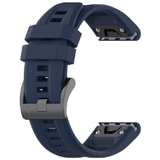  Techsuit - 26 mm-es QuickFit óraszíj (W060) - Garmin Fenix 3/3 HR/5X/5X Plus/6X/6X Pro/7X/7X Pro Solar - Sötétkék