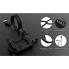  Techsuit - SmartWatch Vezeték nélküli Töltőkábel (TGC5) - Garmin Fenix 3 / 3 HR / 3 Sapphire modellekhez, asztali tartóval, 1m - Fekete - 4. kép