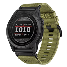  Techsuit - Watchband QuickFit 22mm (W070) - Garmin Fenix 5/5 Plus 6/6 Pro/7/Forerunner 935/945/Approach S60 - Zöld Harmat
