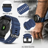  Techsuit - Gyorskioldó szíj 22 mm (W070) - Garmin Fenix 5/5 Plus 6/6 Pro/7/Forerunner 935/945/Approach S60 - Narancsvirág - 4. kép