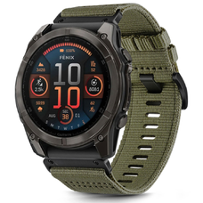  Techsuit - Gyorscsatlakozós szíj 22 mm (W070) - Garmin Fenix 5/5 Plus 6/6 Pro/7/Forerunner 935/945/Approach S60 - Terep Zöld