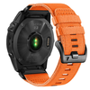  Techsuit - Watchband QuickFit 26mm (W070) - Garmin Fenix 3/3 HR/5X/5X Plus/6X/6X Pro/7X/7X Pro Solar - Narancs Virág - 0. kép
