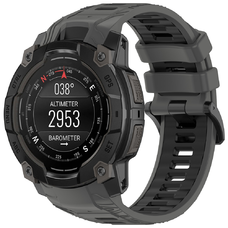  Techsuit - Óraszíj 22 mm (W077) - Garmin Instinct 3 45 mm / Instinct 3 45 Solar - Szürke
